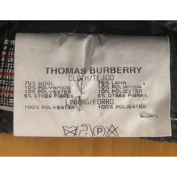 Thomas Burberry Women’s Wool Blend Skirt. 27 Inch Waist Knee Length. Zip Closure - Picture 3 of 9